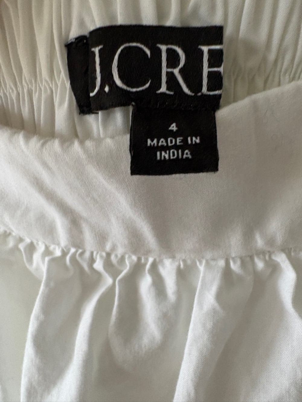 JCrew Poplin White Maxi Skirt - Picture 5 of 10